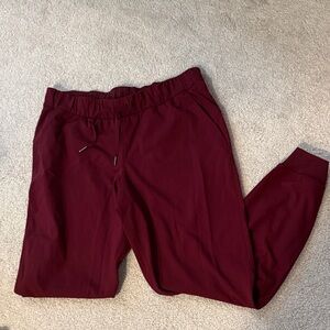 lululemon athletica burgundy Joggers